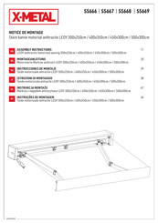 X-METAL 55668 Assembly Instructions Manual
