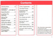 Zenit 12 Operating Instructions Manual