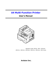 Avision AM33 Series User Manual