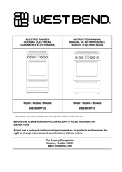 West Bend WB200ERPSS Instruction Manual