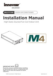 innovair M4 MOS60H2BM0A Installation Manual