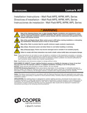 SIGNIFY Cooper Lumark AP WPSLED15S Installation Instructions Manual