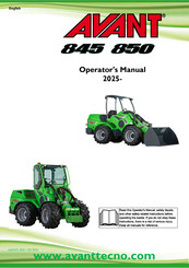 AVANT 850 Operator's Manual