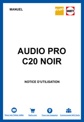 Audio Pro C20 User Manual