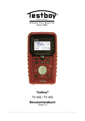 Testboy TV 455 Instruction Manual