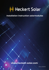 Heckert Solar ZEUS 1.1 Installation Instruction