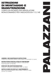 PALAZZANI MONTECARLO 995715 Assembly And Maintenance Instructions