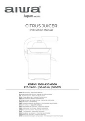 Aiwa KORYU 1000 Instruction Manual