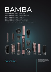 Cecotec BAMBA CERAMICCARE AIRGLAM BLACK Instruction Manual