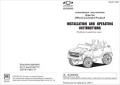 Chevrolet SILVERADO 0965 Installation And Operating Instructions Manual