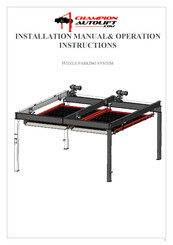 Champion Autolift PSH25/2 Installation Manual & Operation Instructions