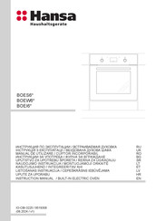 Hansa BOEI6 Seris Instruction Manual