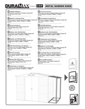 USP DURAMAX 8 Ft Alpine Canopy Kit Owner's Manual