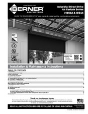Berner IDC12-2078 Installation & Maintenance Instructions Manual