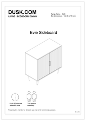 DUSK Evie Sideboard Manual
