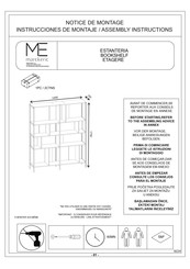MARCKERIC BOOKSHELF Assembly Instructions Manual
