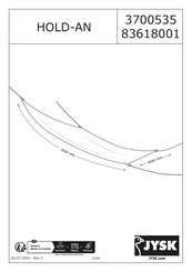 Jysk HOLD-AN Manual