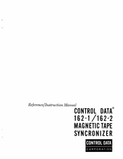 Control Data Corporation 162-1 Instruction Manual