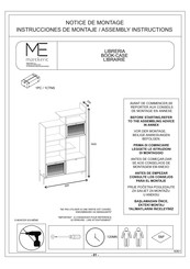 MARCKERIC BOOK-CASE Assembly Instructions Manual