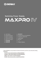 ENERMAX MAXPRO IV User Manual
