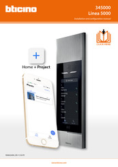 Bticino Linea 5000 345000 Installation And Configuration Manual