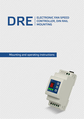 Sentera Controls DRE Series Mounting And Operating Instructions