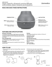 HoMedics ARMH-500 Instruction Manual