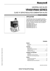 Honeywell VR800 Series Product Handbook
