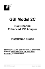 GSi 2C Installation Manual
