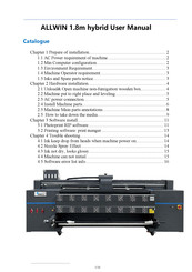Allwin 1.8m hybrid User Manual