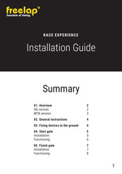Freelap SKI Installation Manual