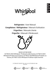 Whirlpool WHG2 6574W XK5E User Manual