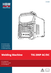 HBM Machines TIG 200P AC/DC Instruction Manual