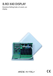 Allmatic B.RO X40 DISPLAY Instruction Manual