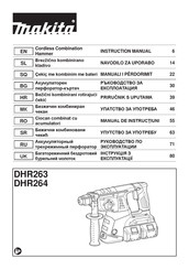Makita DHR264 Instruction Manual