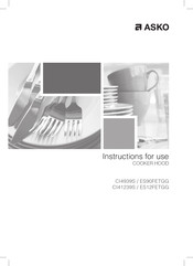 Asko CI4939S Instructions For Use Manual