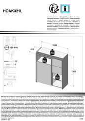 Forte HOAK321L Assembling Instruction