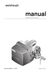 Weishaupt WG10 1-D LN Series Installation And Operating Instruction