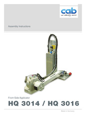 CAB HQ 3014 L/R-400 Assembly Instructions Manual