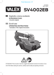 Valex SV4002EB Operating Instructions Manual