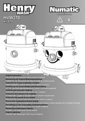 Numatic Henry Wash Original Instructions Manual