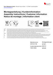 Rauch A8143.013E Assembly Instructions Manual