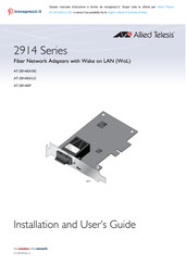 Allied Telesis AT-2914SX/LC-001 Installation And User Manual