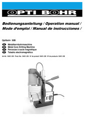 ALFRA 18451.OB Operation Manual