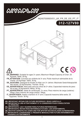 Aiyaplay 312-127V80 Assembly Instructions Manual
