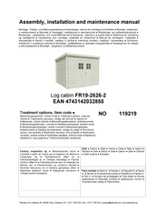 Palmako 4743142032855 Assembly, Installation And Maintenance Manual