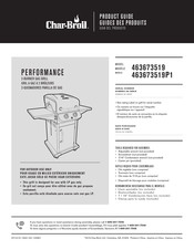 Char-Broil PERFORMANCE 463673519 Product Manual