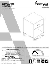 Ameriwood HOME 5948348COM Instruction Booklet