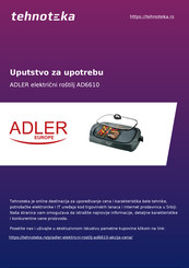 Adler Europe AD 6610 User Manual