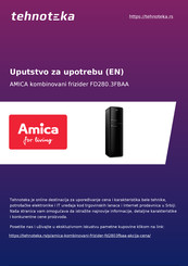 Amica FD280.3F Series Operating Instructions Manual